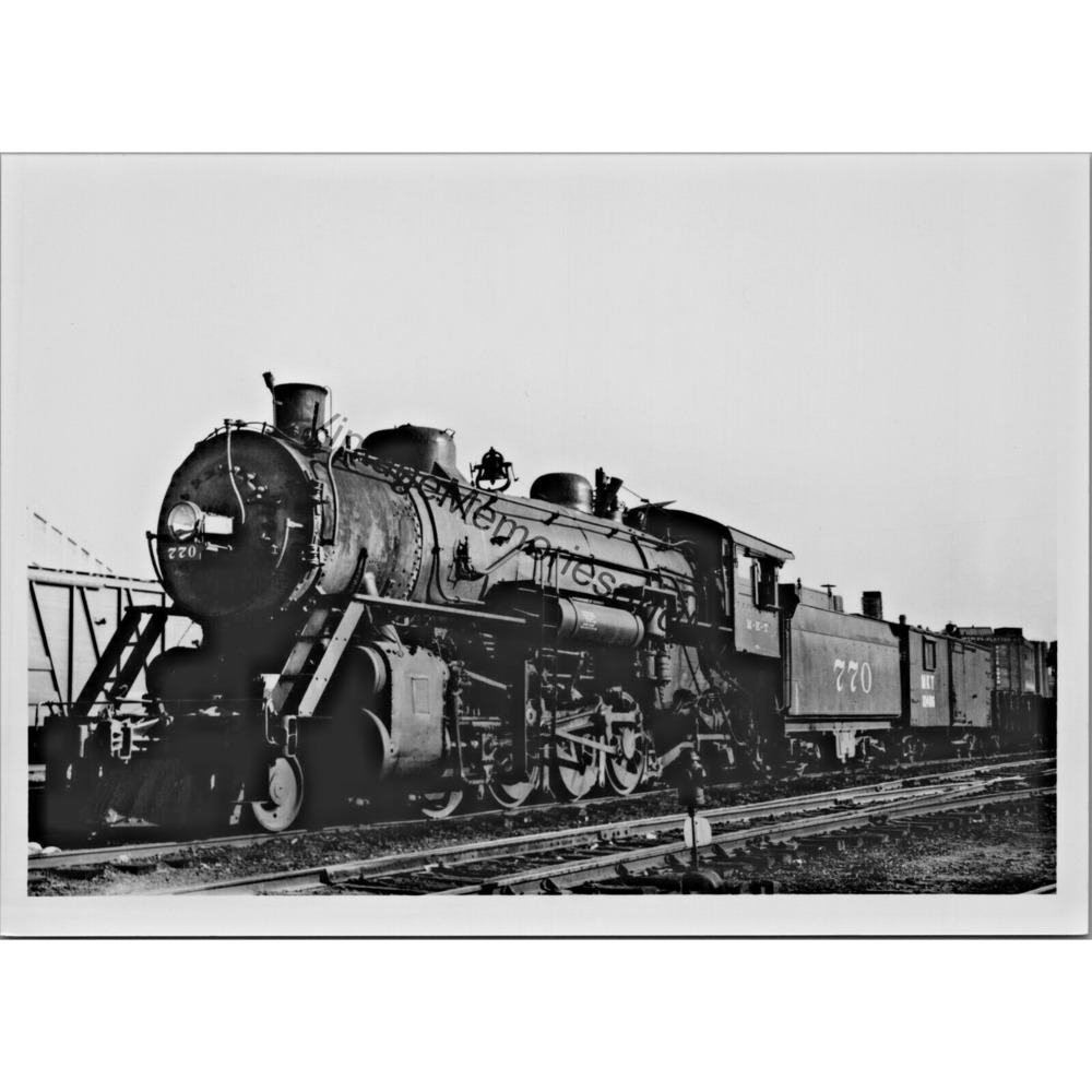Vtg MKT Missouri - Kansas - Texas‎ Railroad 770 Steam Locomotive Photo T2-133